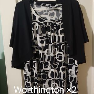 Worthington dress top